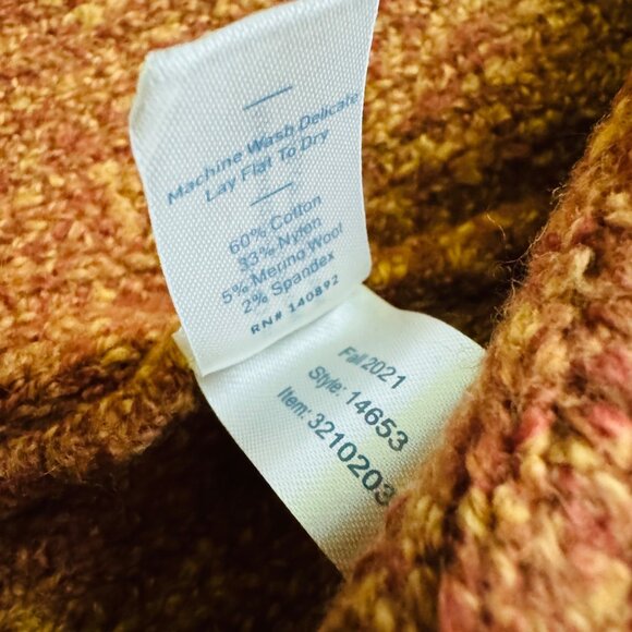 Marine Layer Ontario Cardigan Rust Brown size XL 2 pockets womens new - Picture 9 of 12